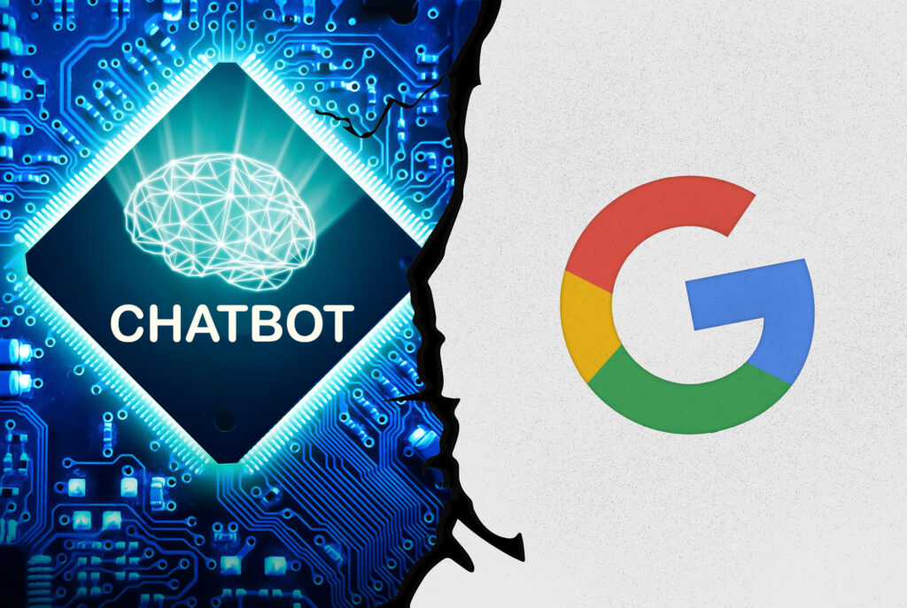 comparing search engine and ai chatbot