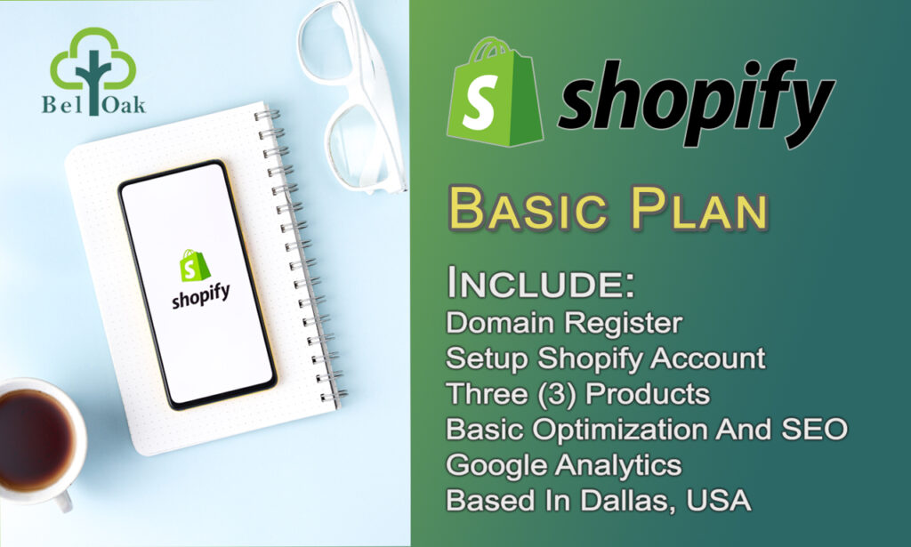Fiverr Banner - Gig 05 - Shopify Website Building - Basic Plan