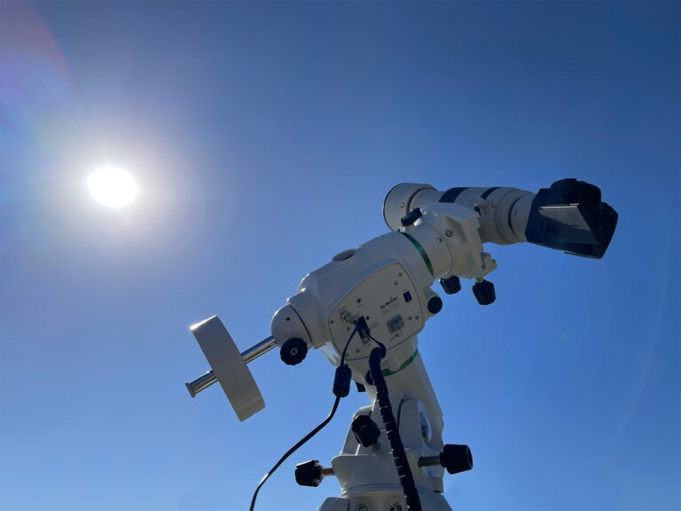 camera setup for annular eclipse