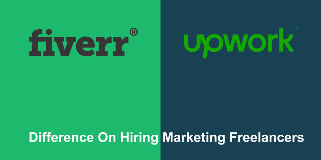 fiverr vs upwork on marketing freelancer