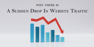 a sudden drop of website traffic