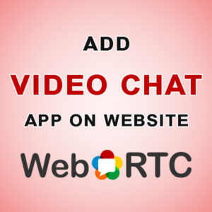 add video chat application on website