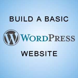 build a basic wordpress website