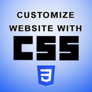 customize website with css