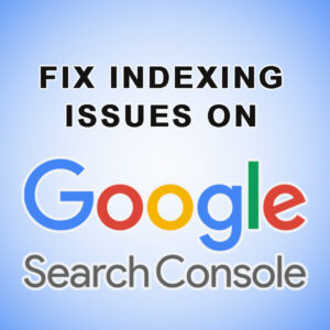 fix indexing issues on google search console