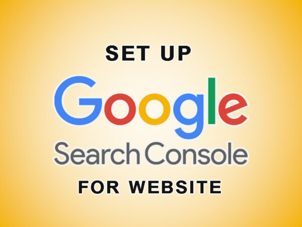 set up google search console for website
