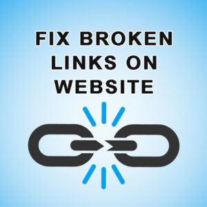 fix broken links on website