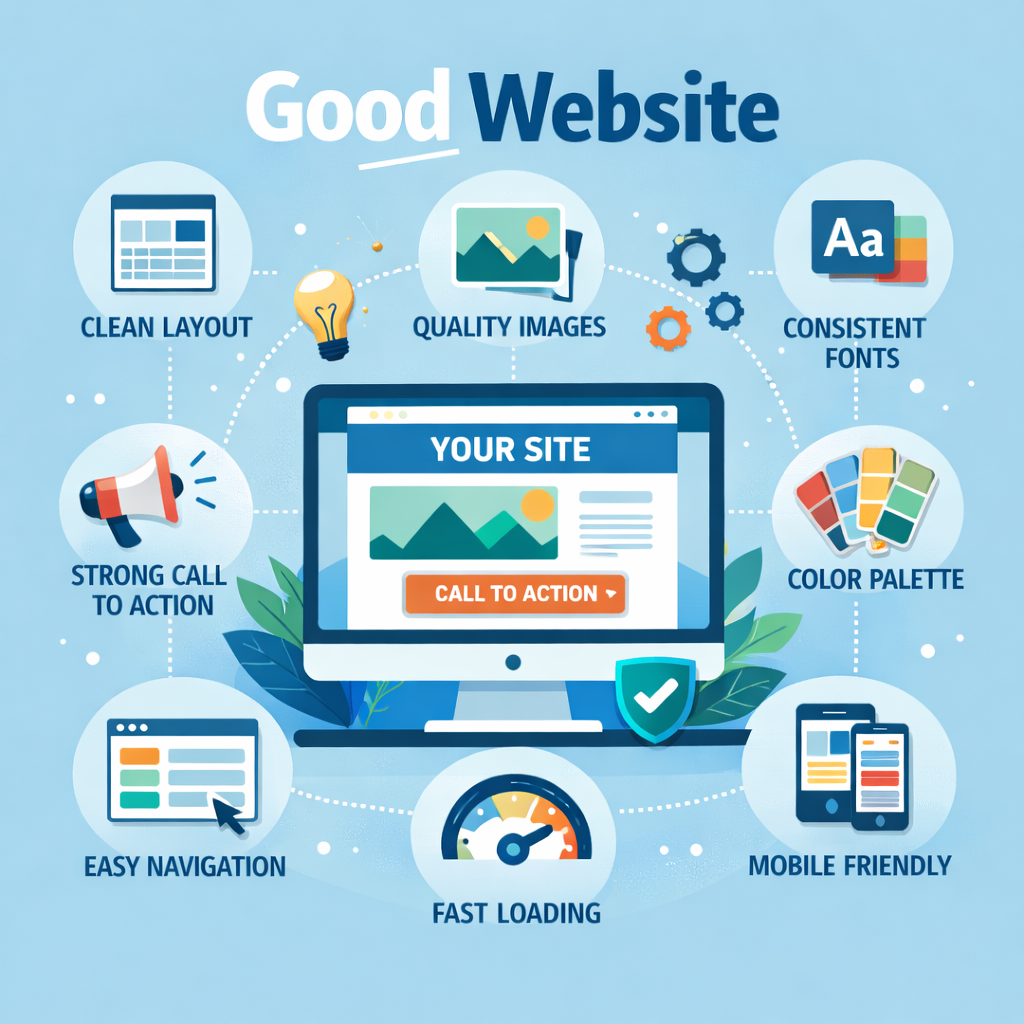 Concept of a good website
